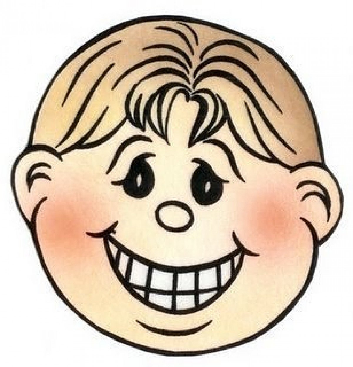 Смайлики для рефлексии черно белые