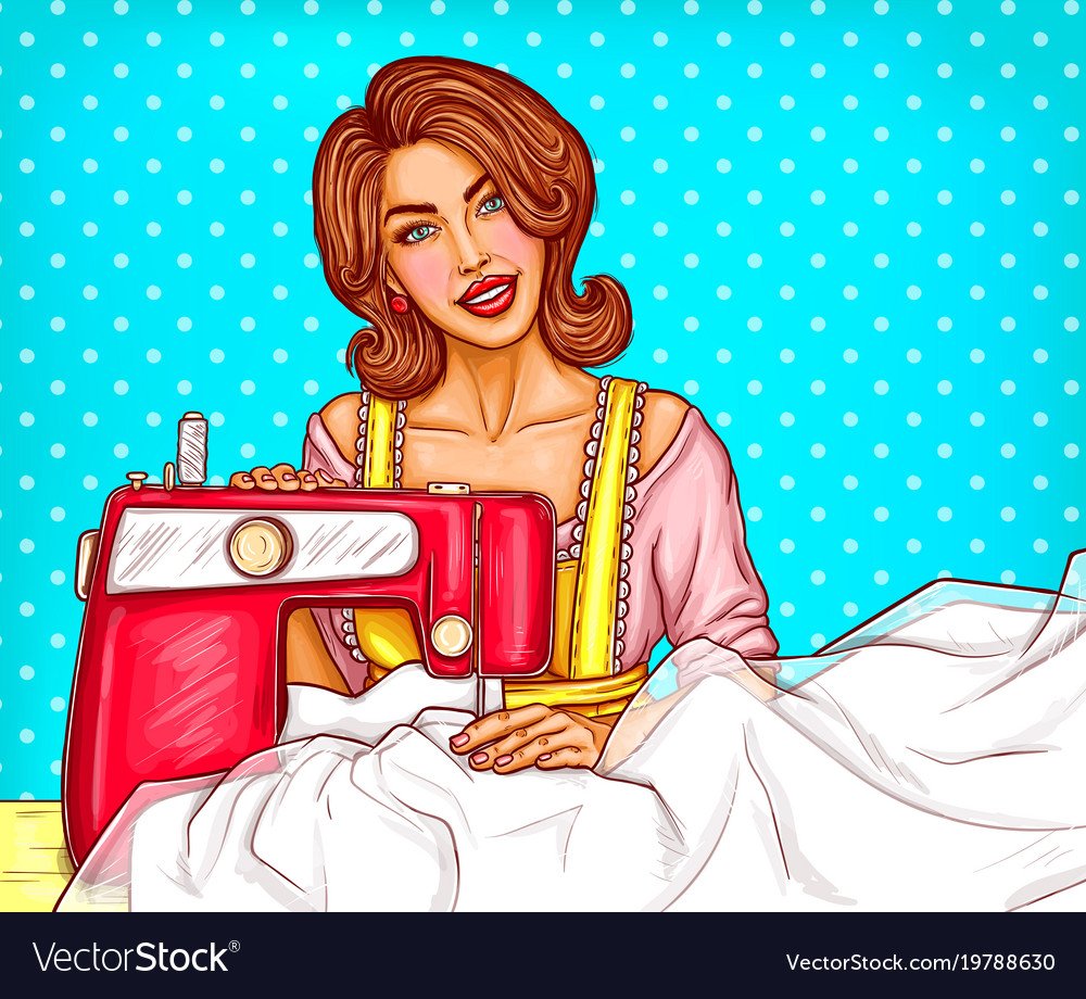 Красивая портниха