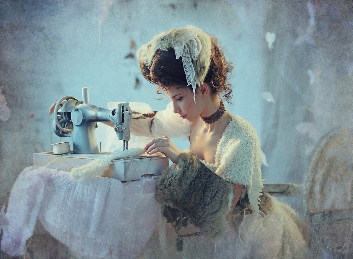 Картина портниха