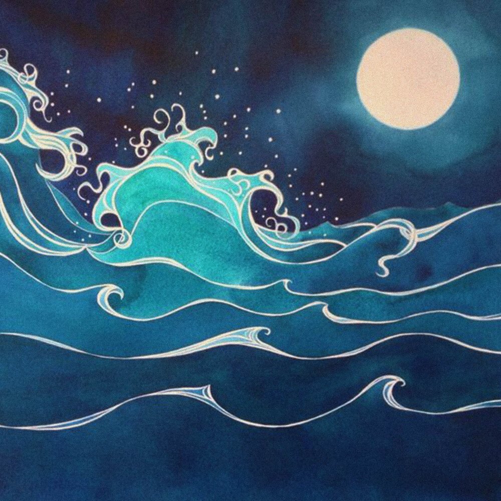 Волны стилизация