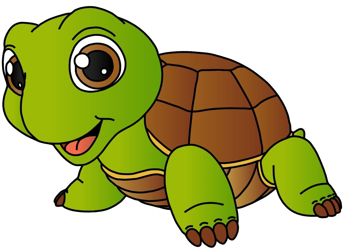 Черепашка мультяшный