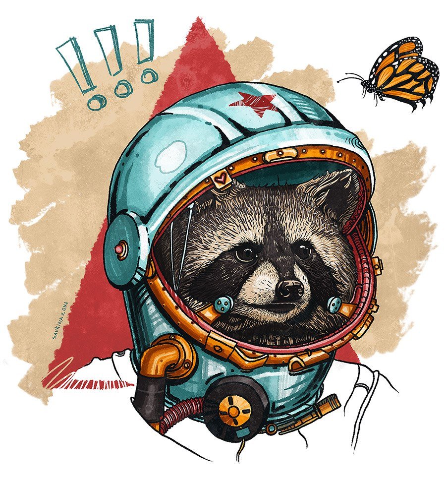 Животные Покорители космоса