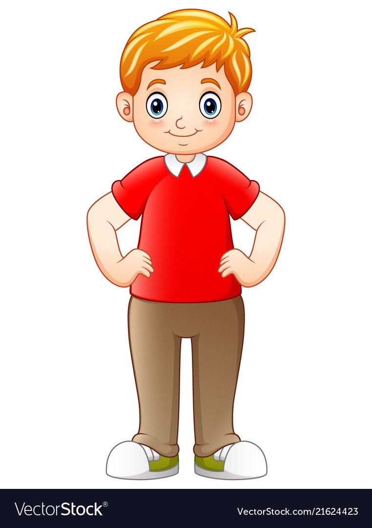 Стоящий мальчик