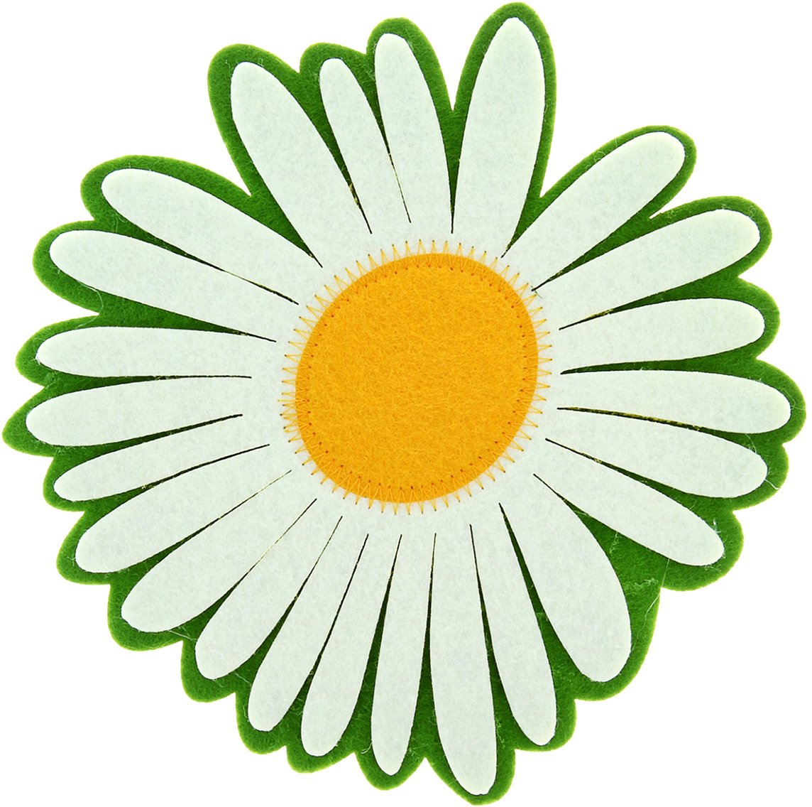 Ромашки для вырезания цветные