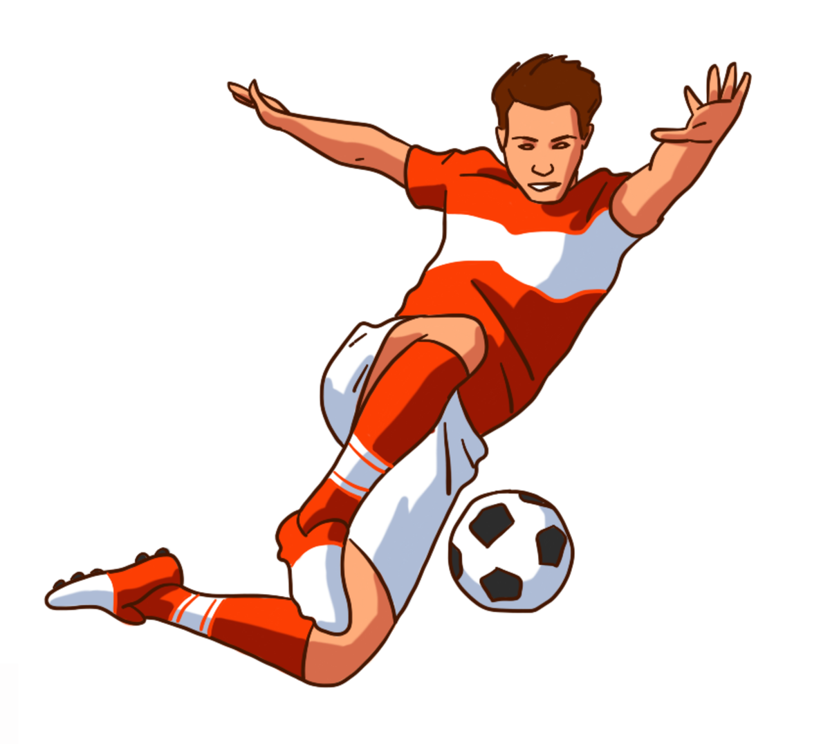 Футбол рисунок