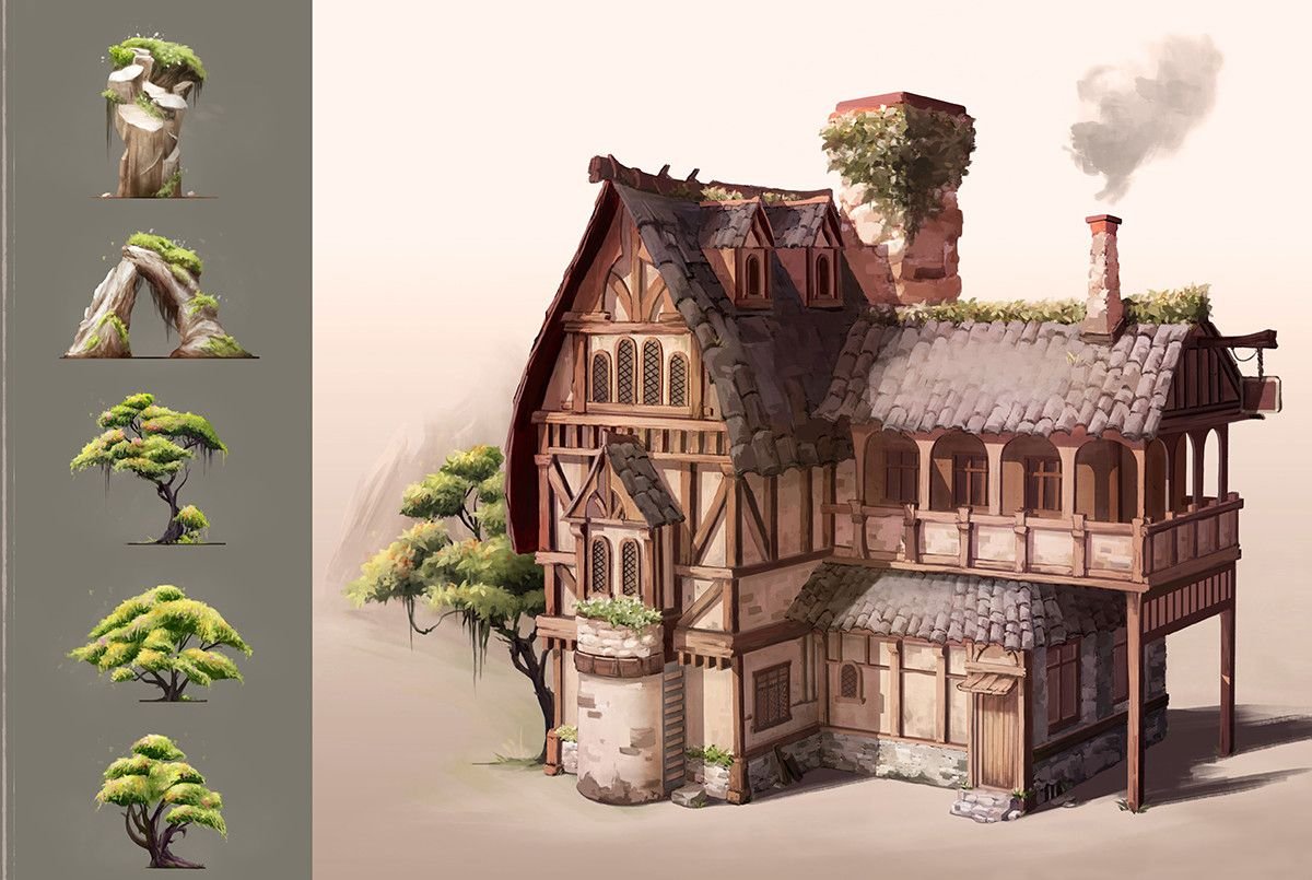 Стилизованный домик