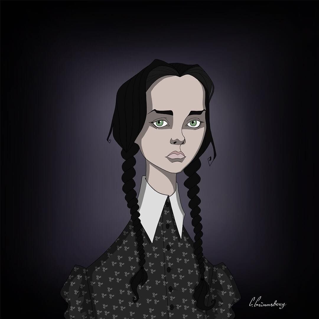 Уэнсдей Аддамс сериал 2022 макияж