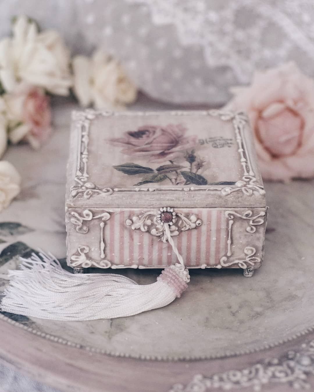 Шебби Шик декор для ювелирных украшений