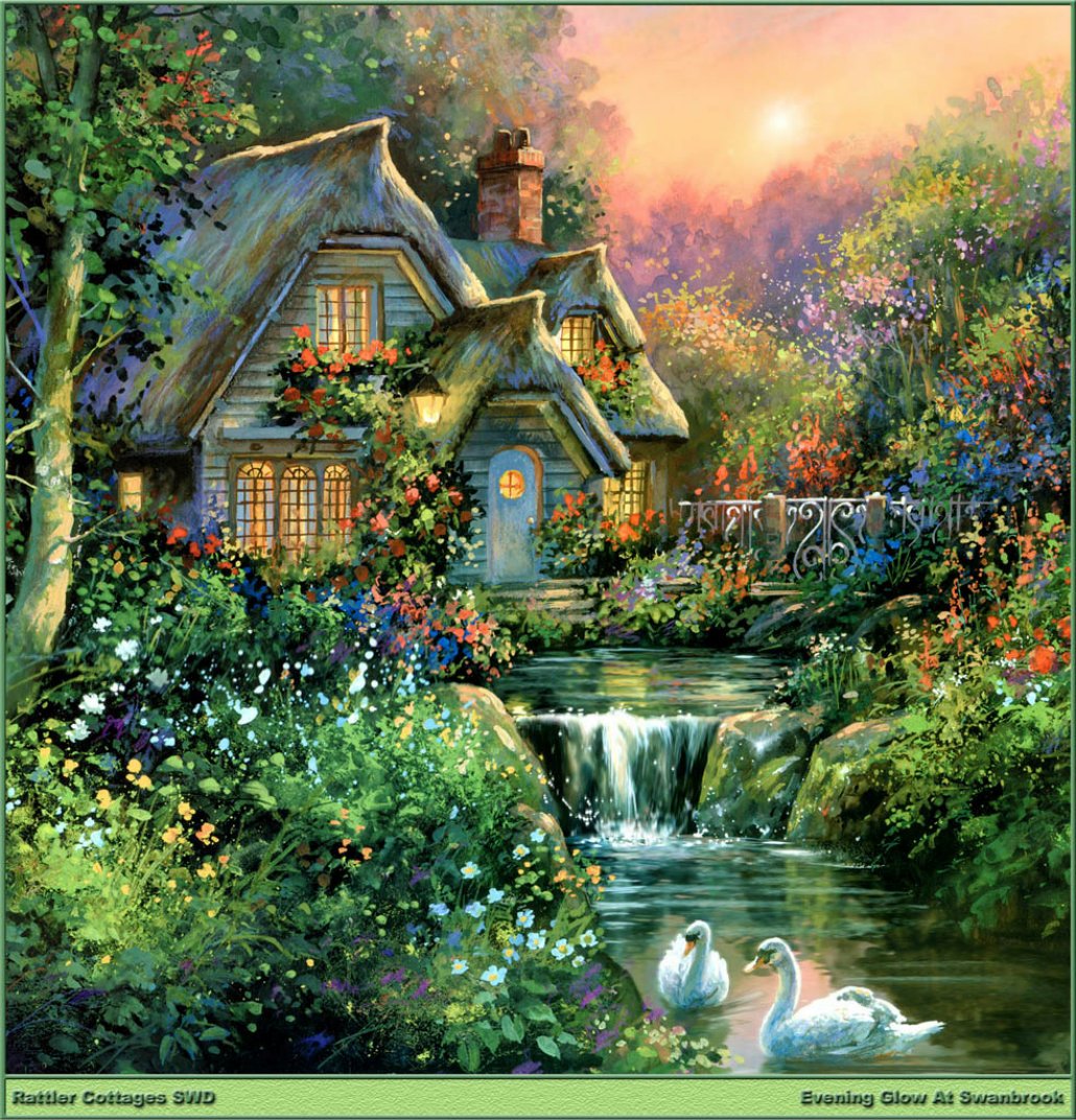 Томас Кинкаде сказочный дом