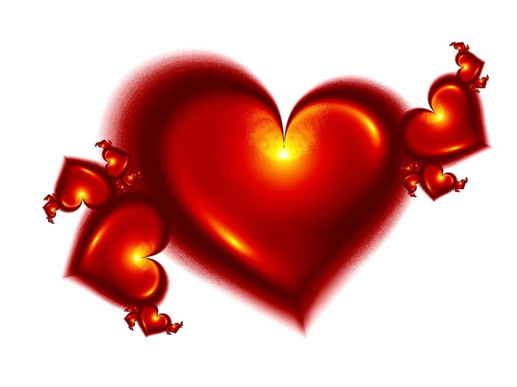 Надпись в сердце с днем влюбленных