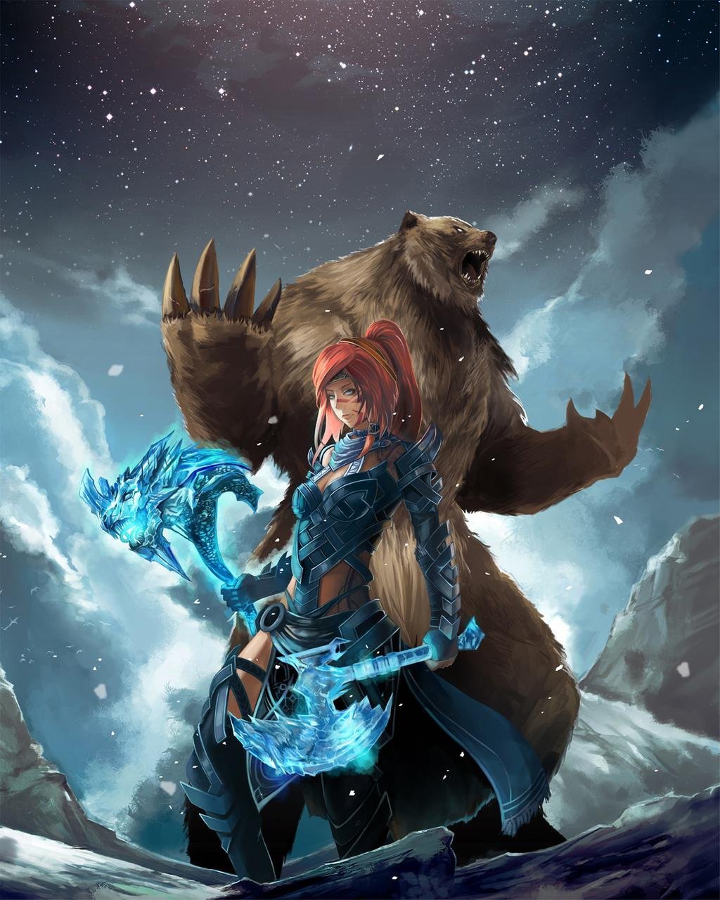 Медведь фэнтези картинки