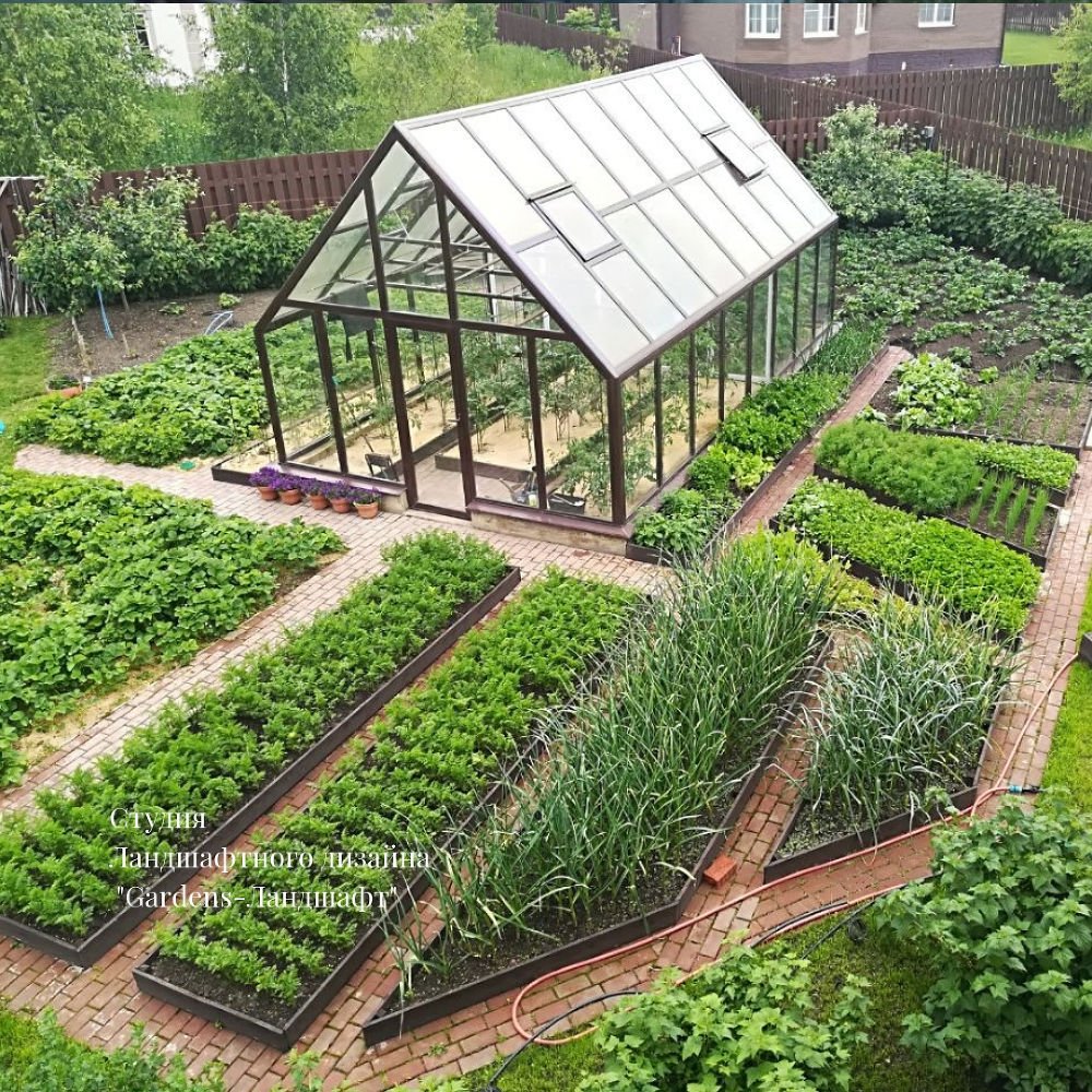 Планировка огорода