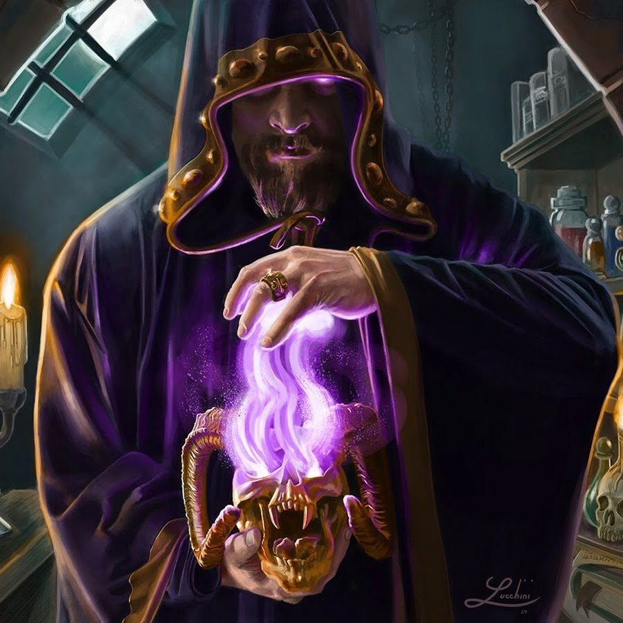 Кастование магии мужчина