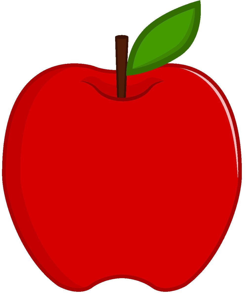 Яблоки красного цвета для детей