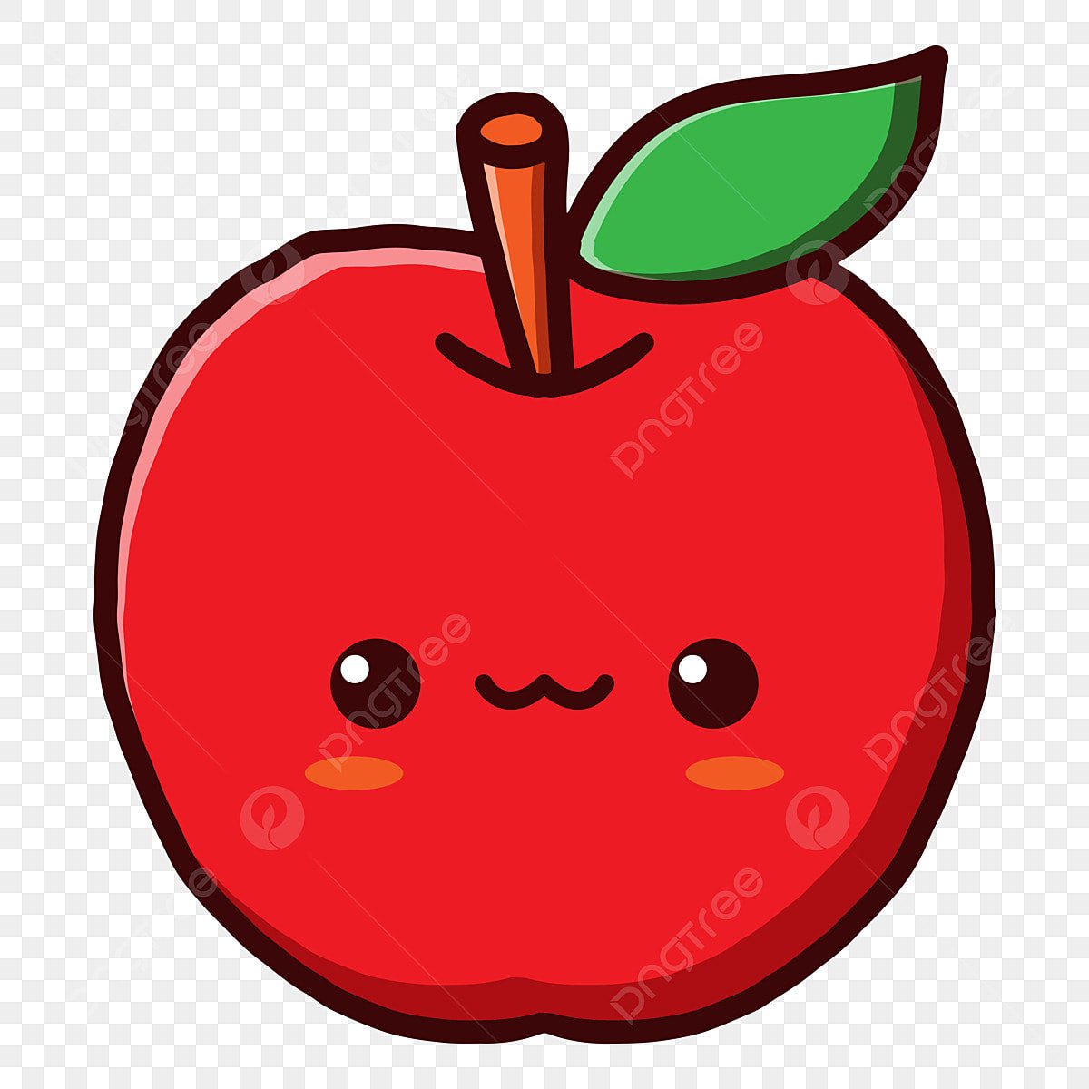 Яблоко для детей с глазками