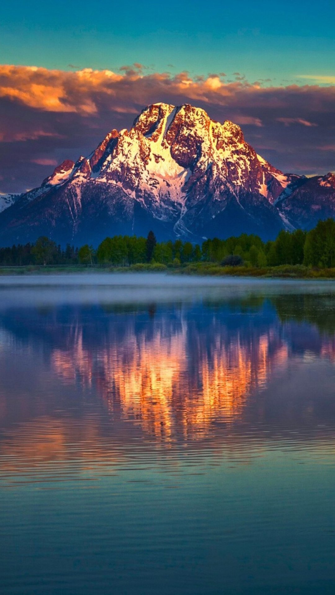 Красивые виды озер в горах