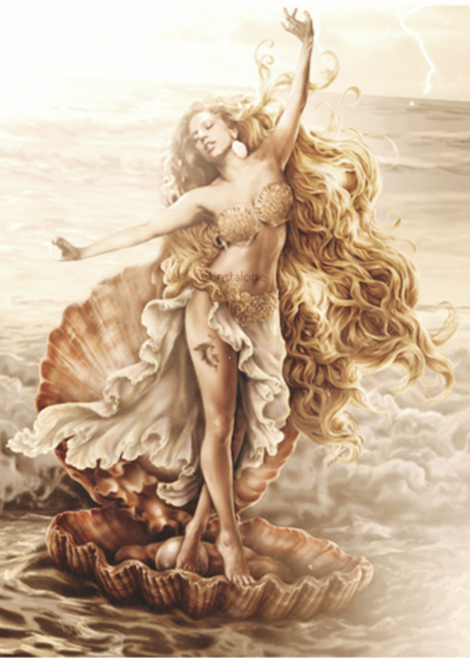 Афродита с кроликом