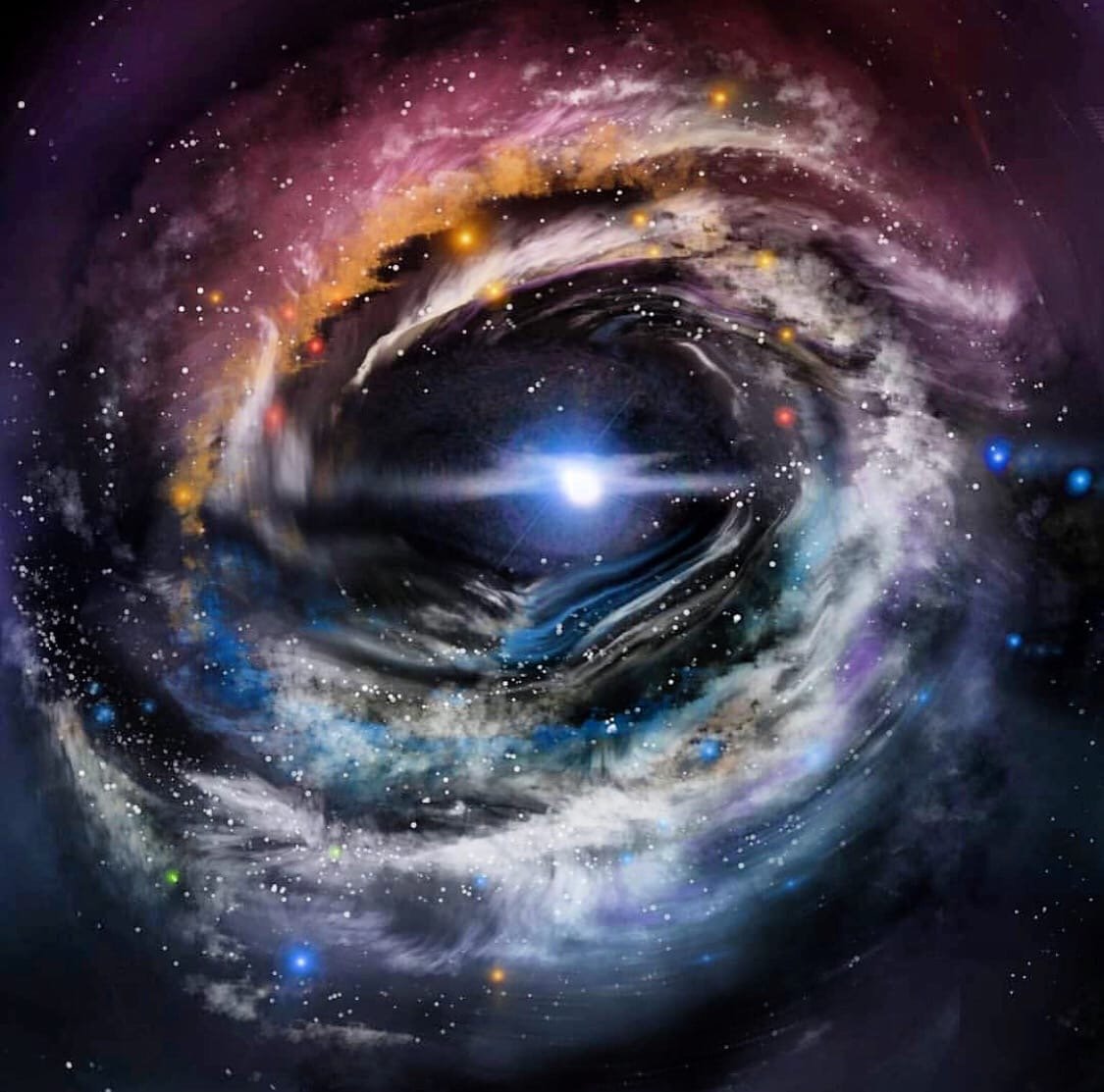 Расширяющаяся Вселенная Хаббл