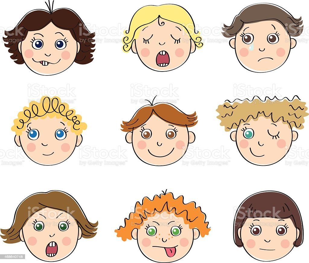 Разные эмоции детей