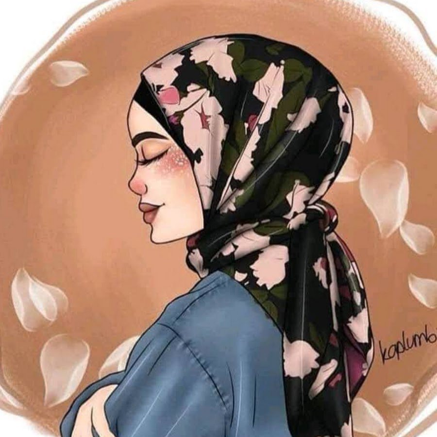 Мусульманка с цветами