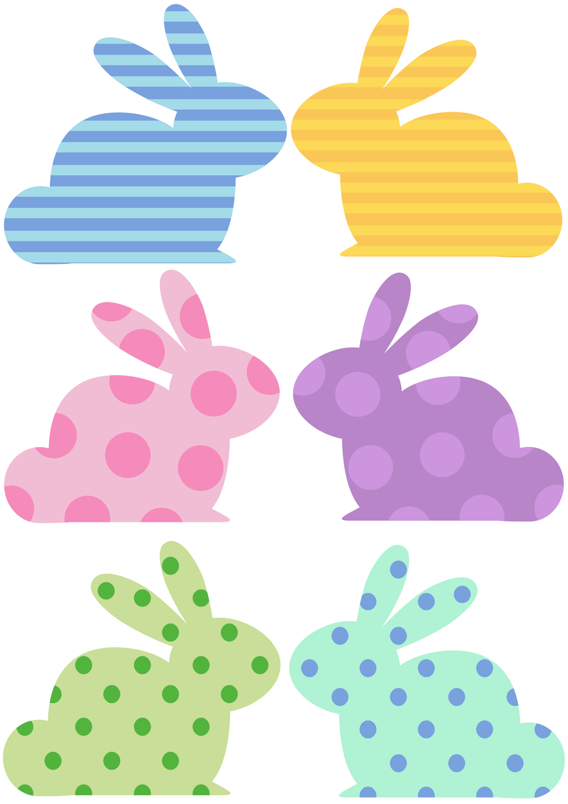 Трафарет зайчика