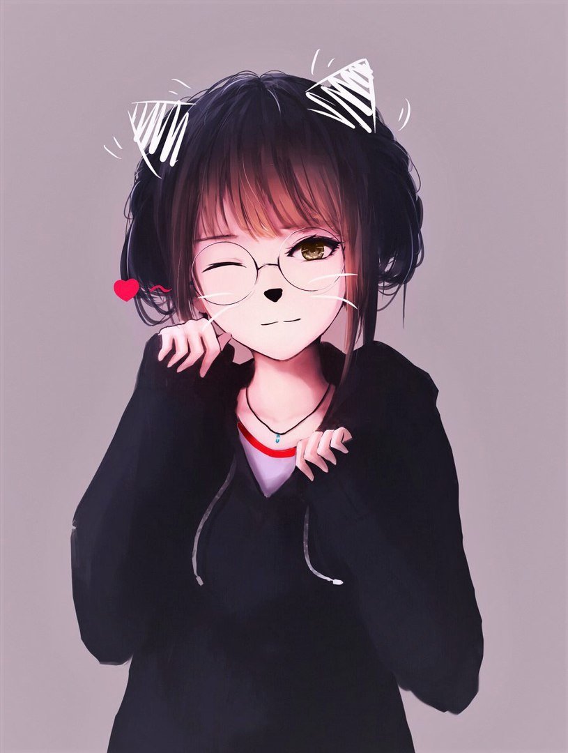 Аниме девочки на аву милые