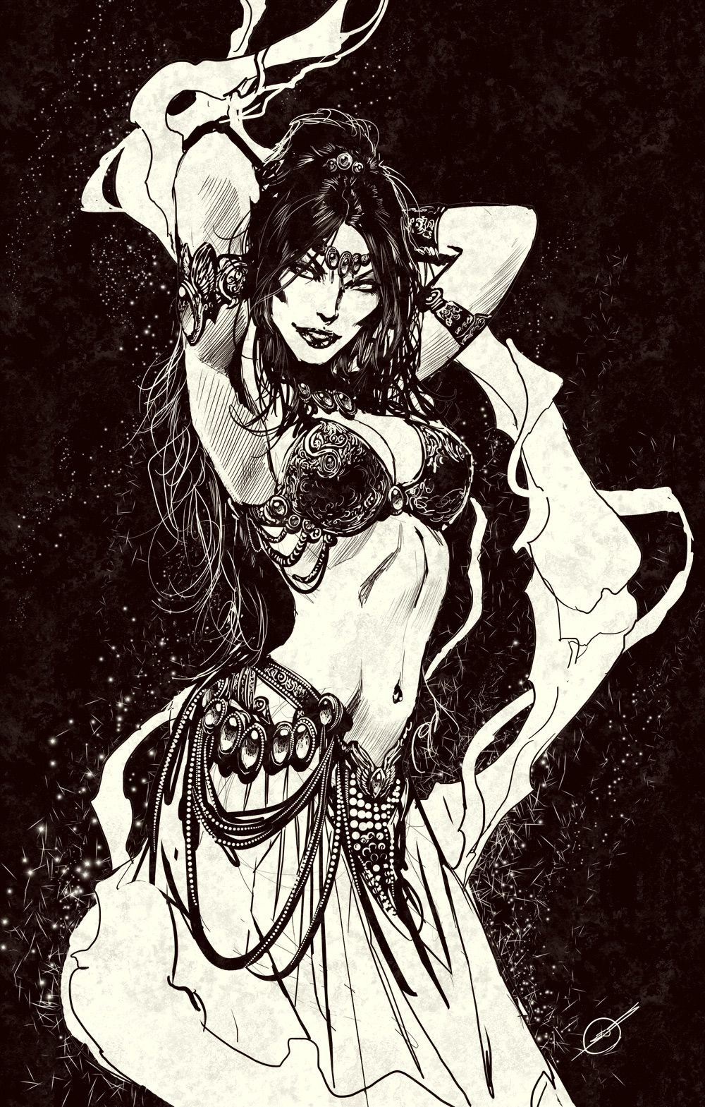 Восточные танцовщицы арты