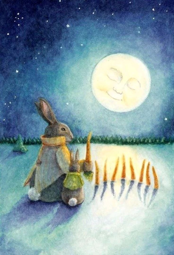 Зайчики обнимаются