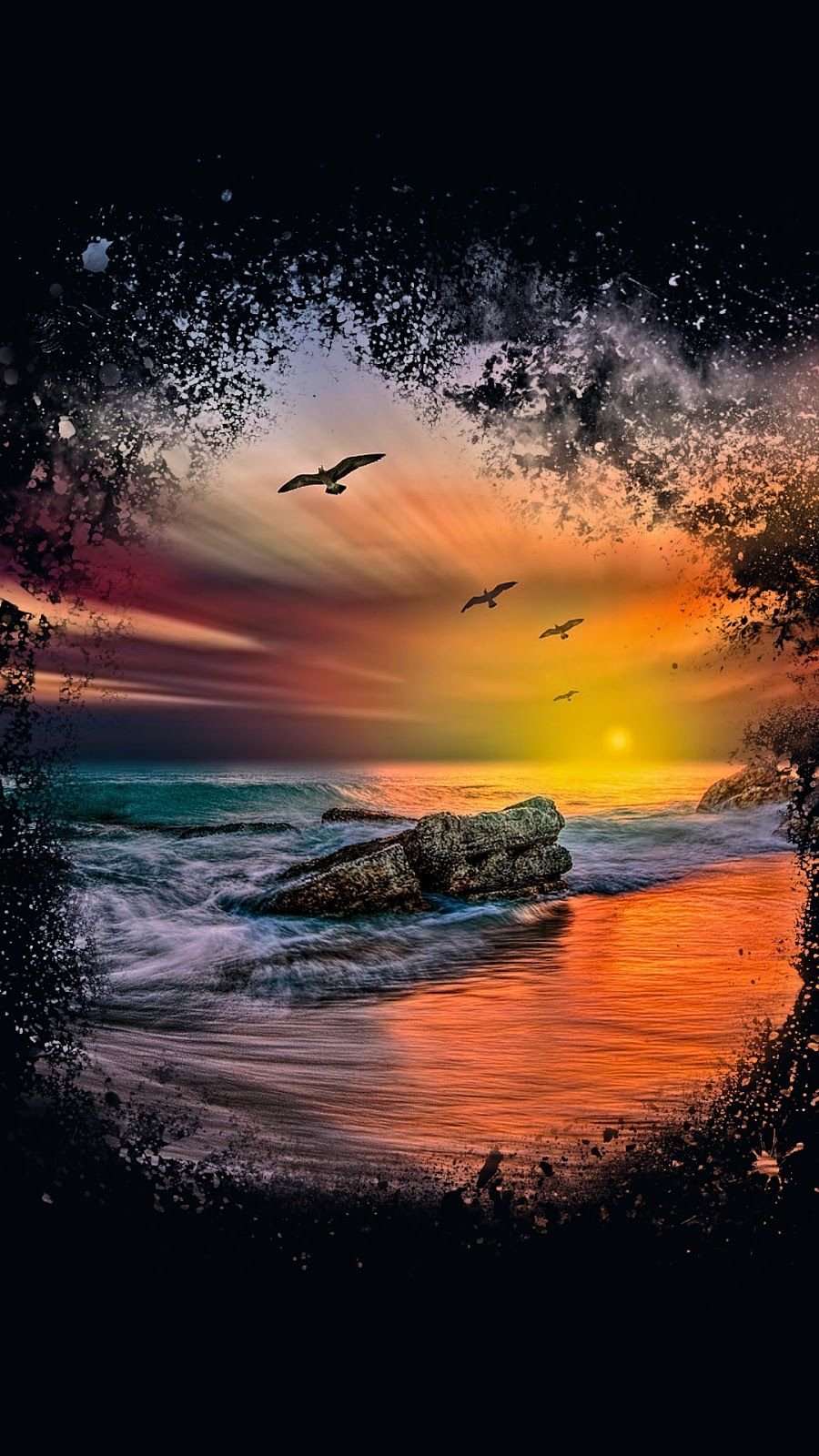 Фон с цветами