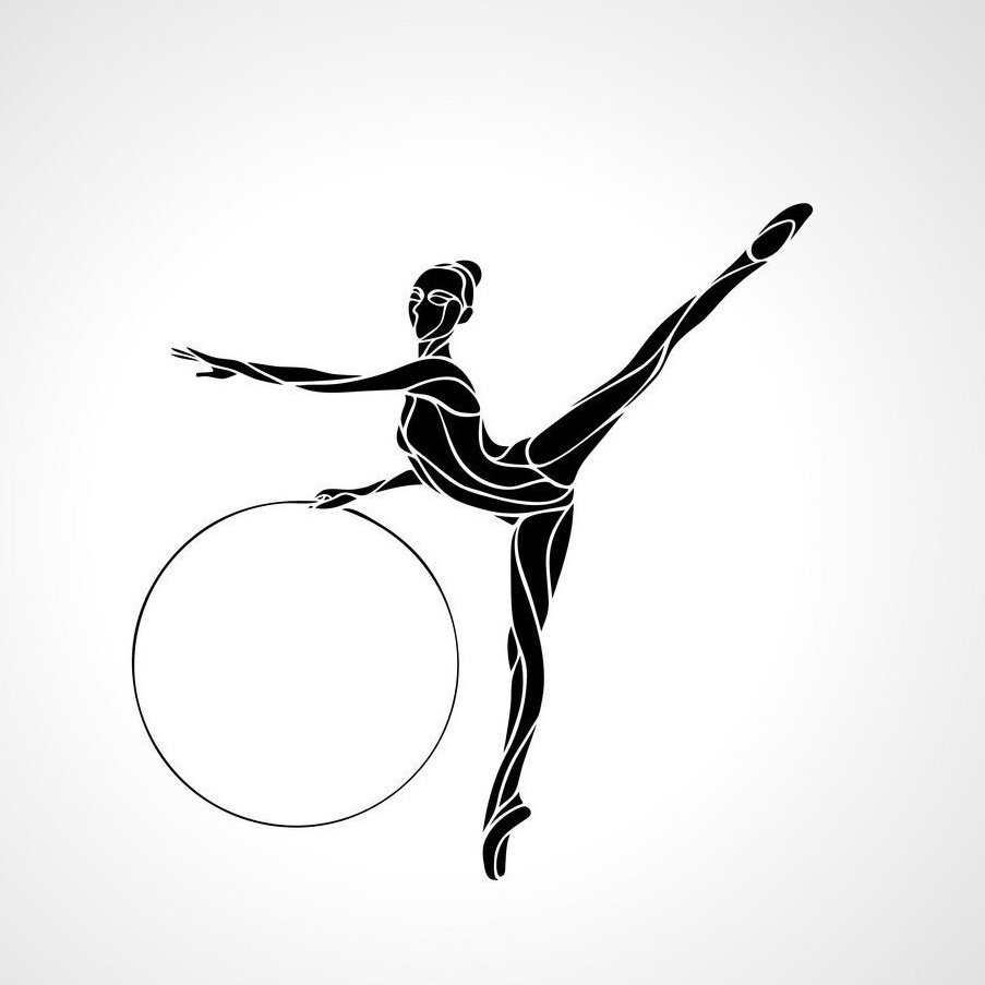 Акробатика силуэт