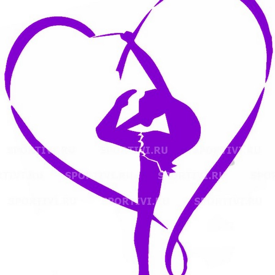 Гимнастка акварель