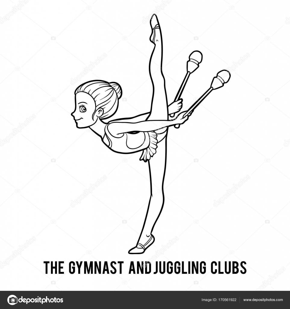 Гимнастка с крыльями