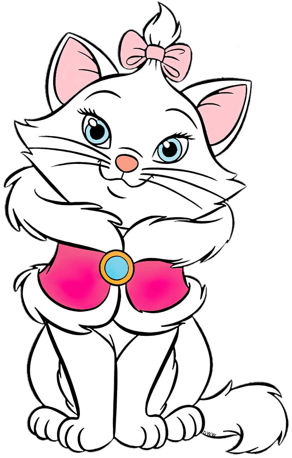 Кошечка с бантиком