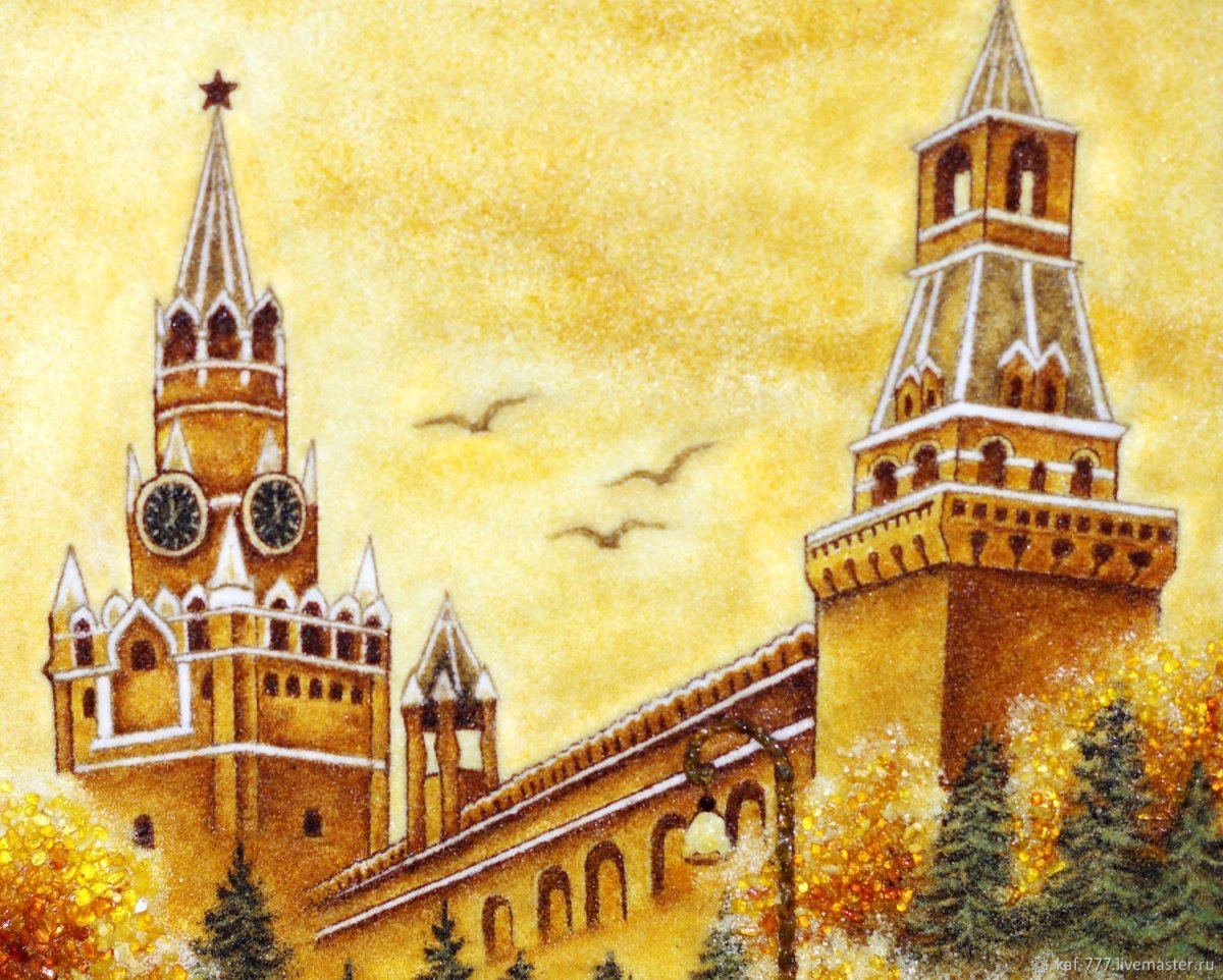 НОД рисование «Спасская башня Кремля»