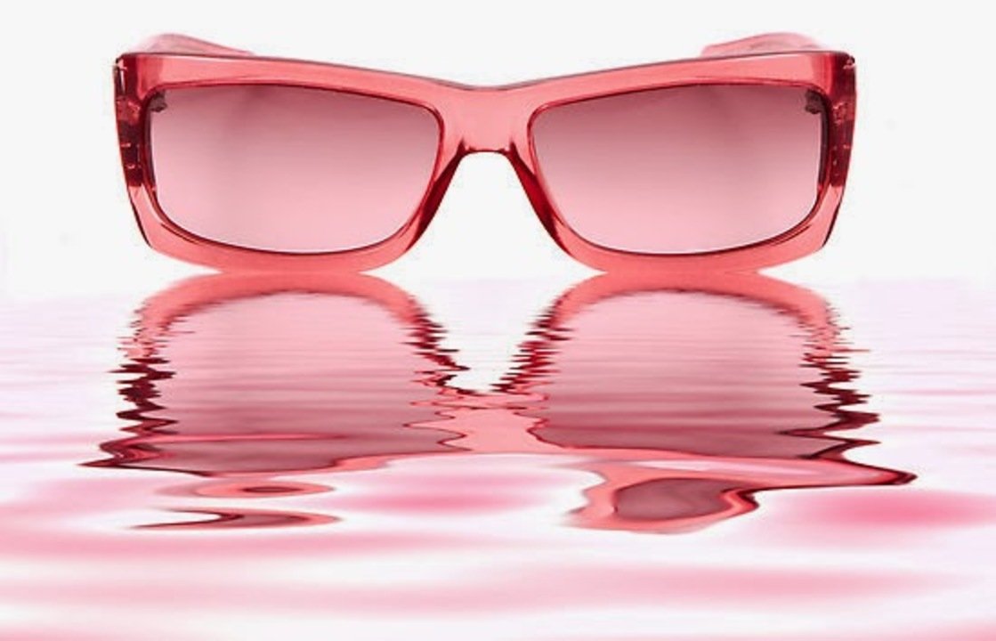 Розовые очки вырезать