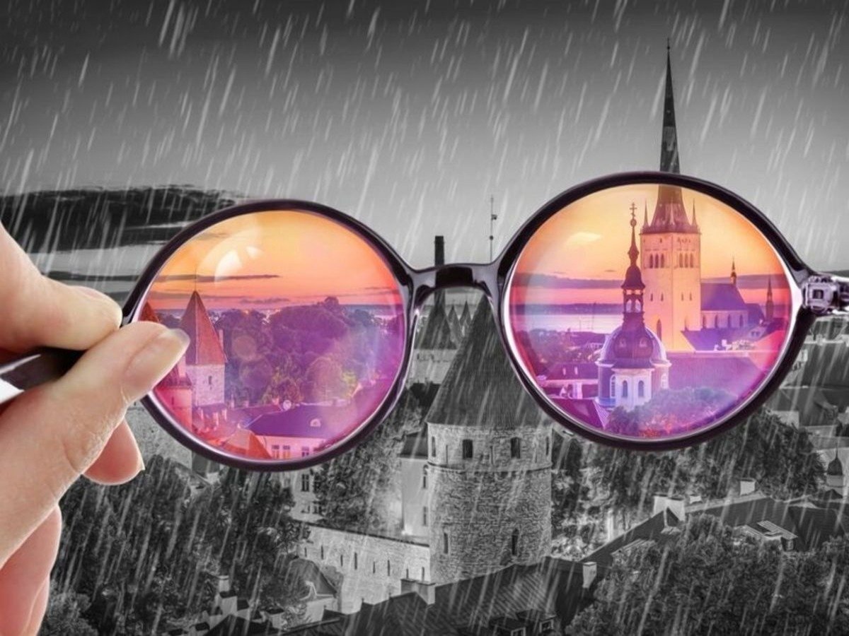 Розовые очки