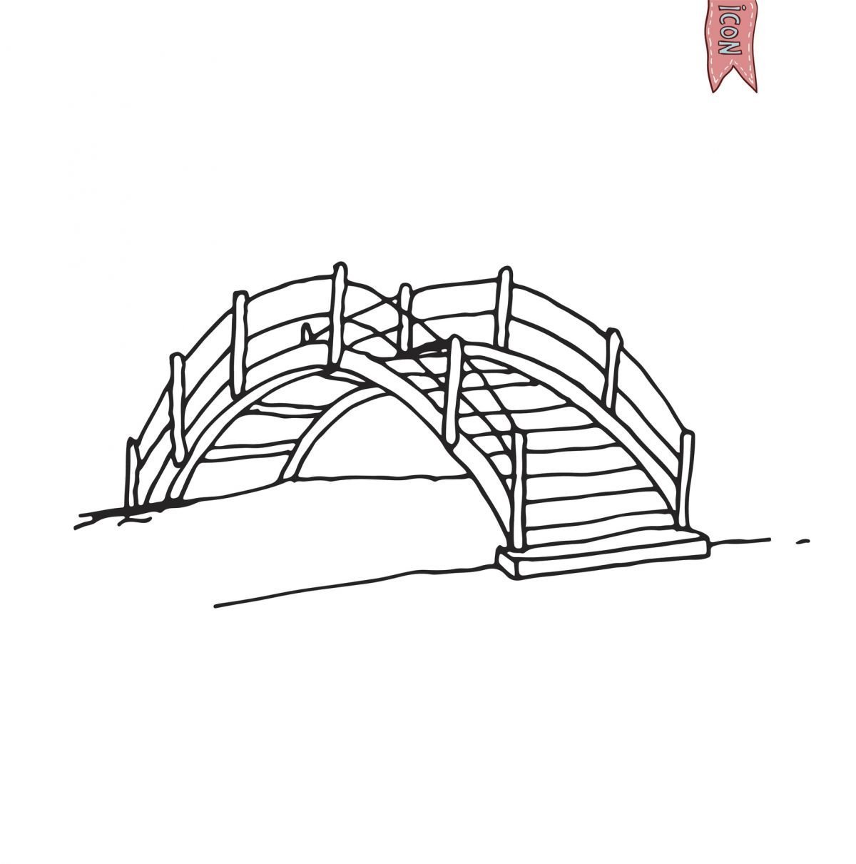 Мостик для раскрашивания