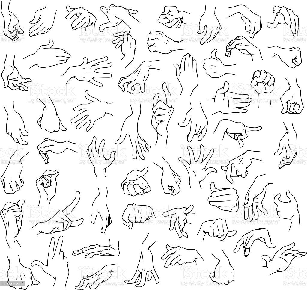 Руки Графика вектор