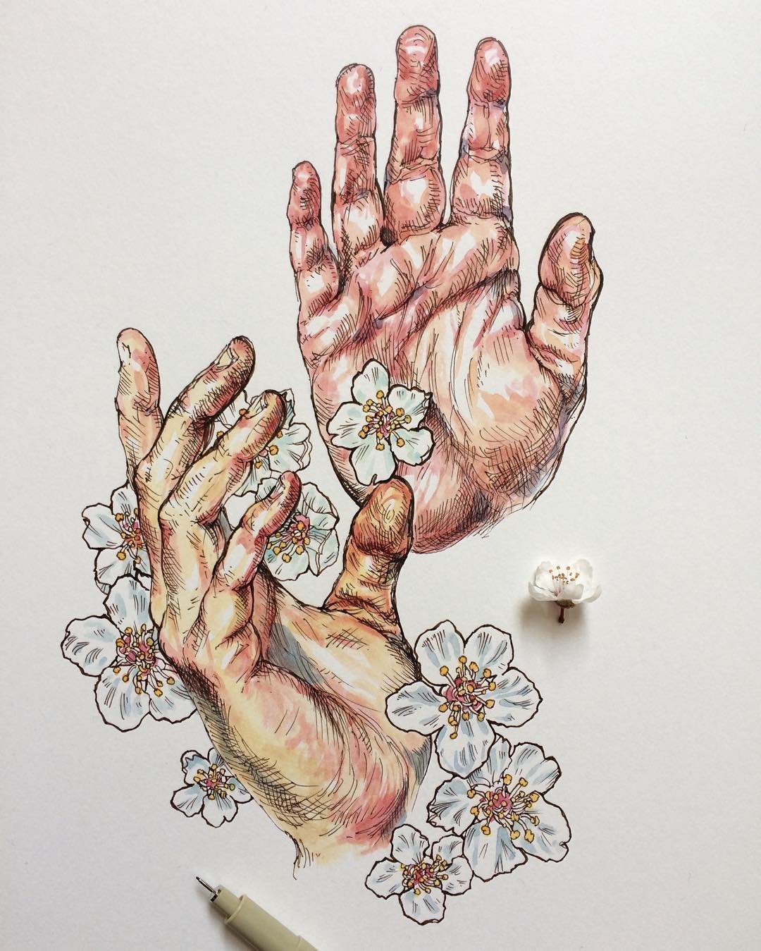 Рука рисунок