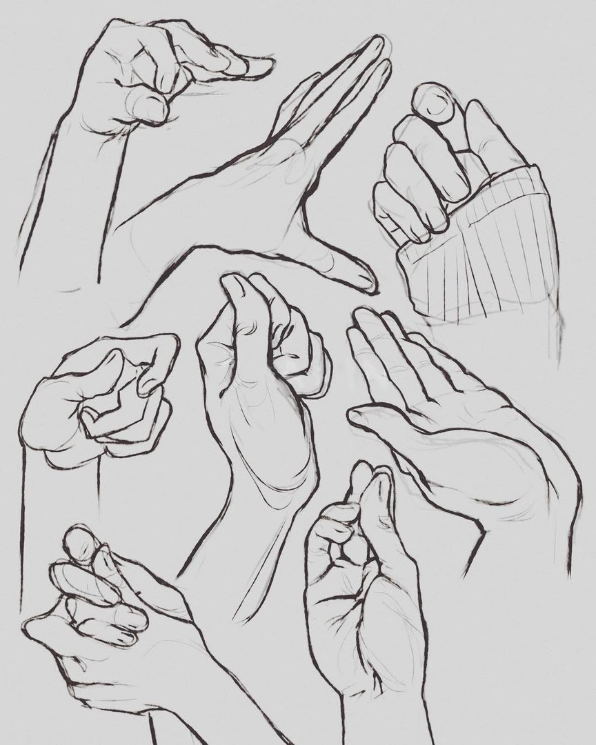 Эскизы на руку