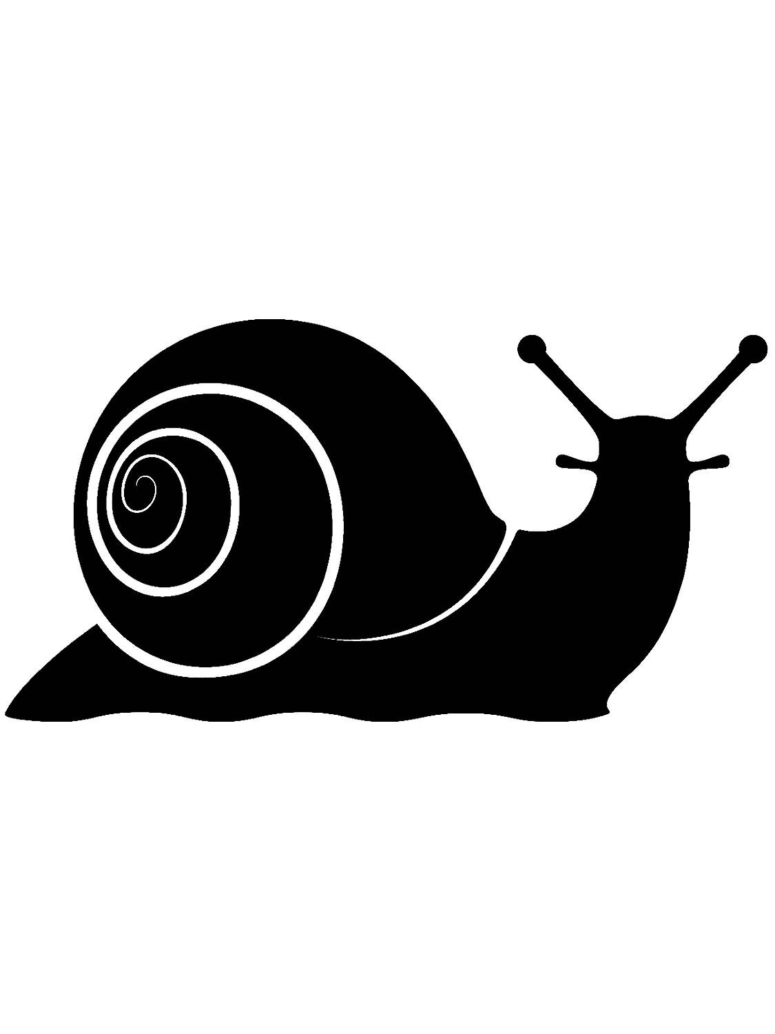 Улитка раскраска для детей