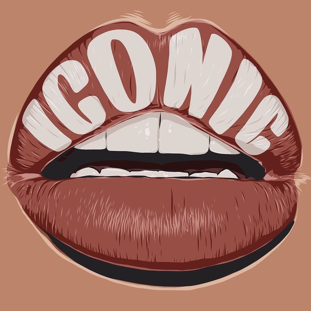 Губы в иллюстраторе