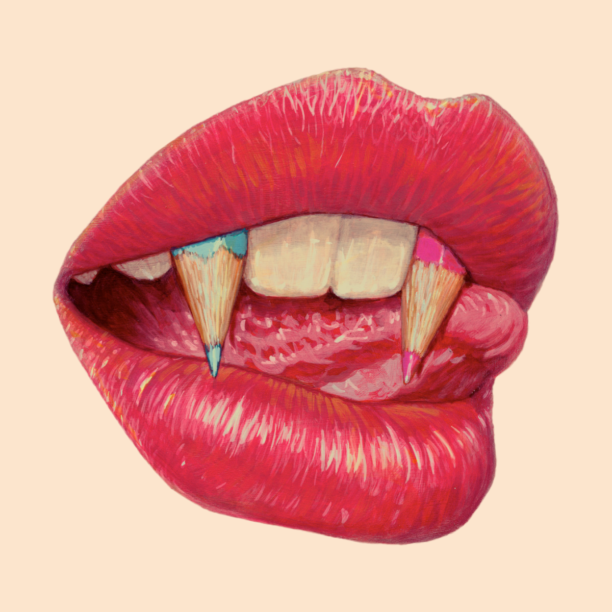 Губы фото рисунок