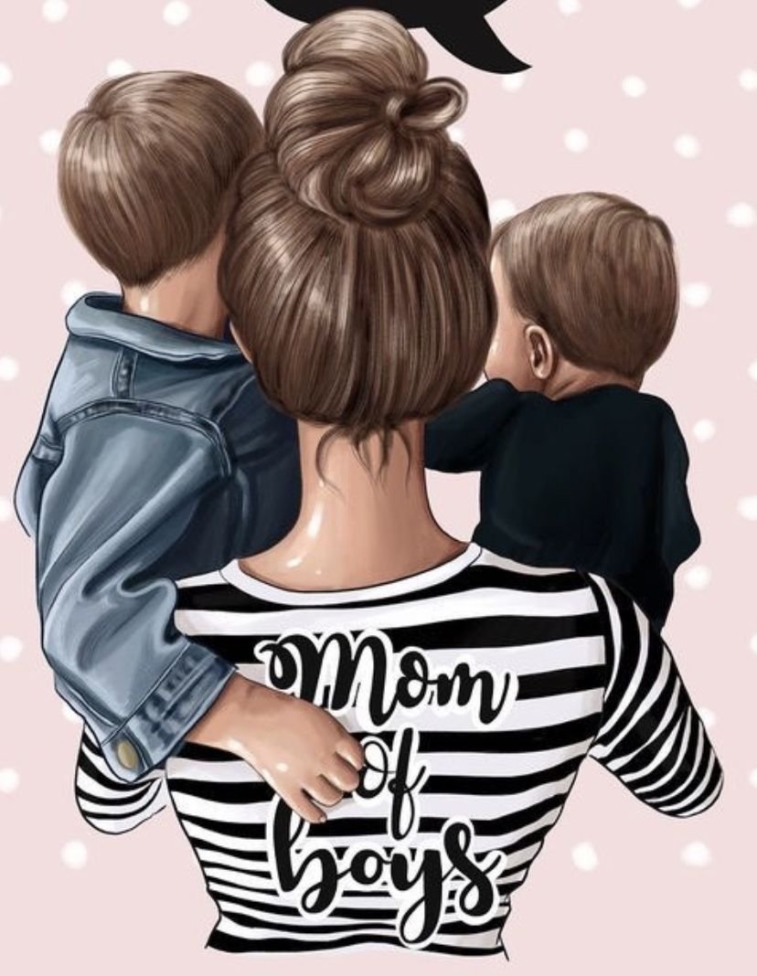 Мама и два сына