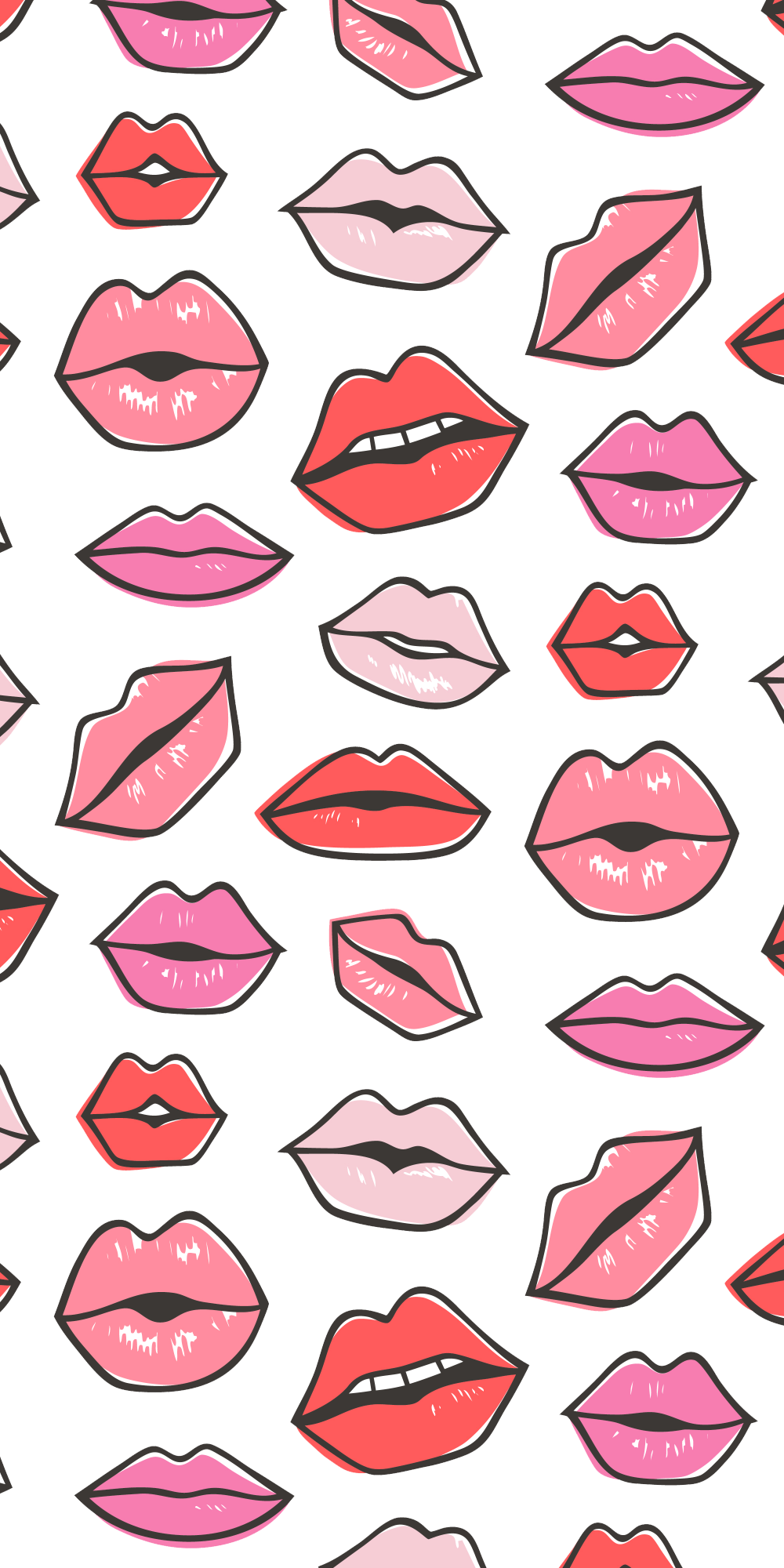 Красивые мультяшные губы