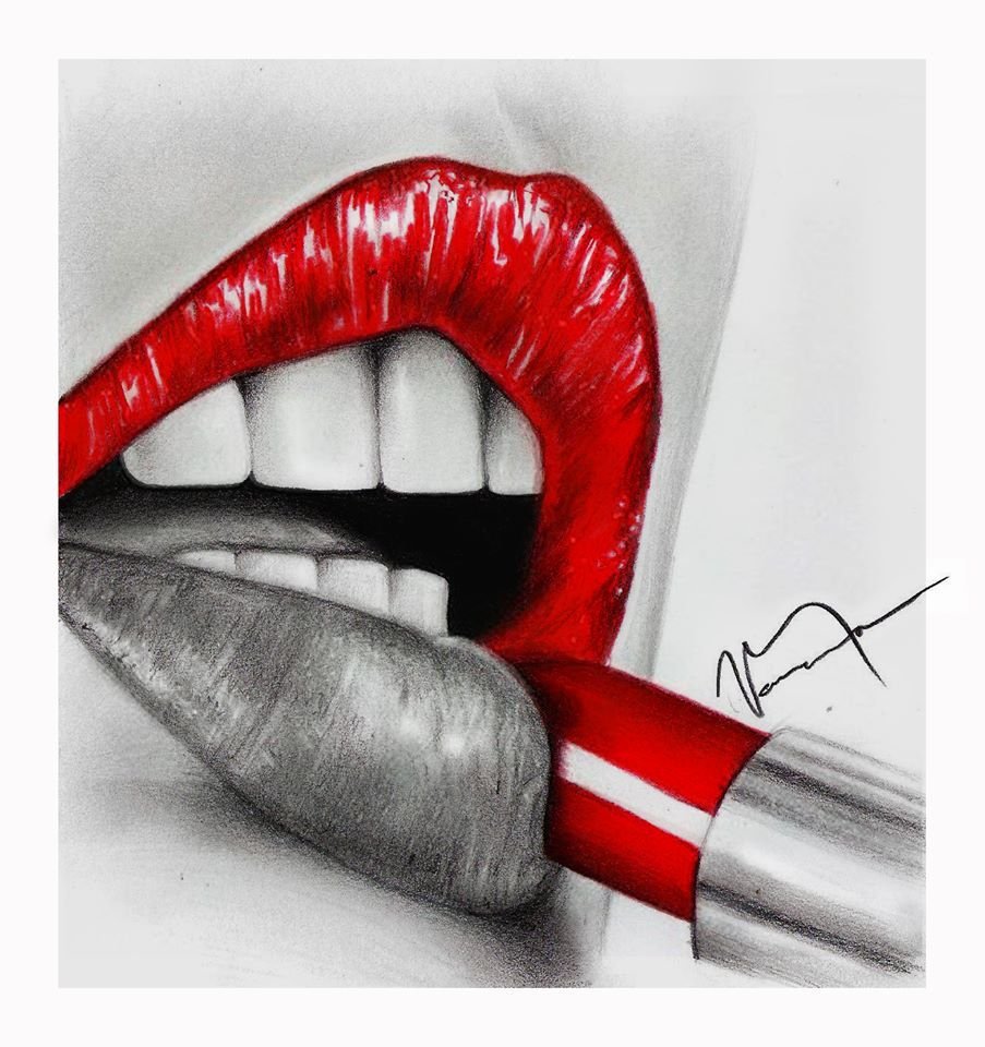 Помада рисунок