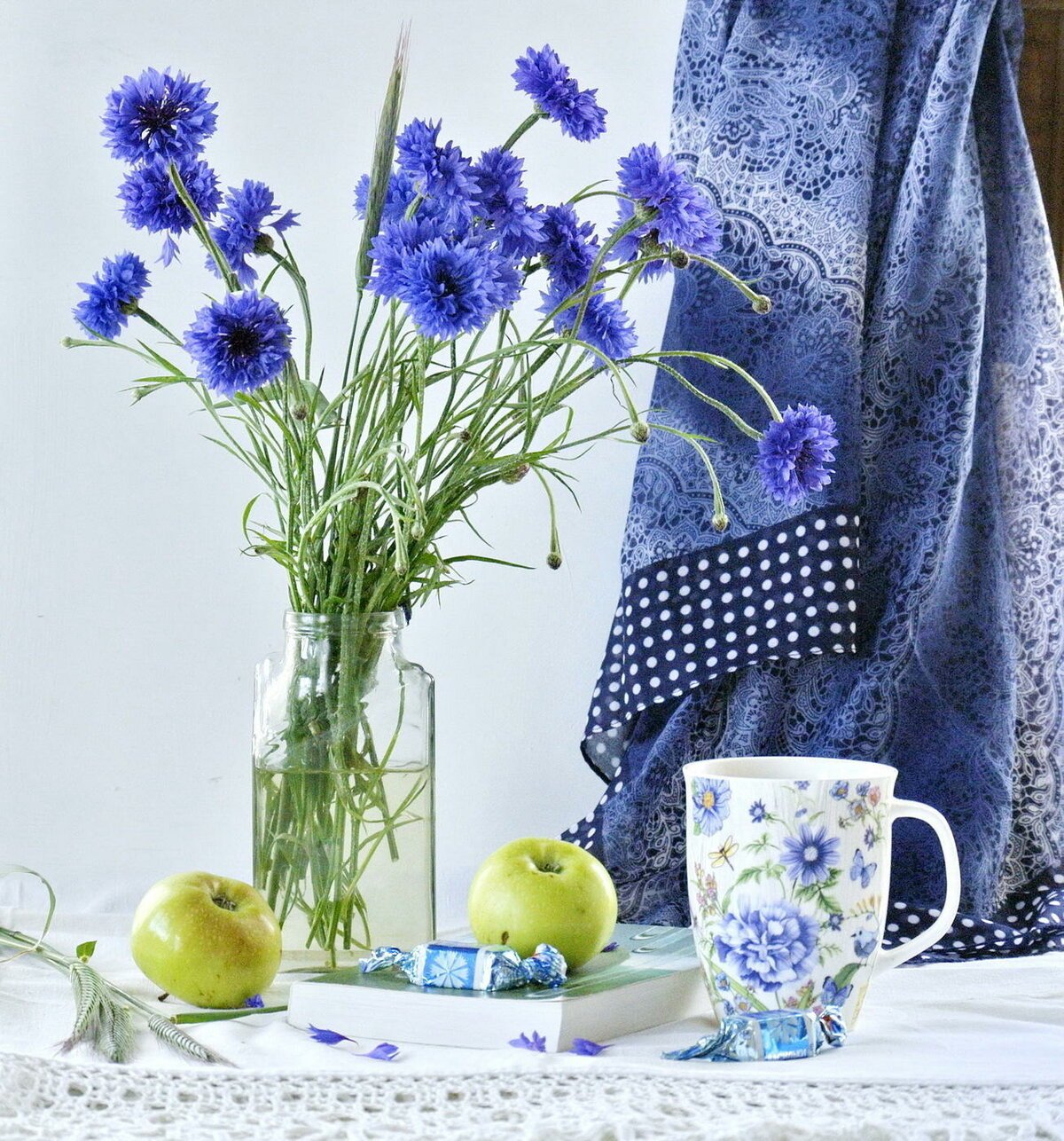 Доброе утро с васильками