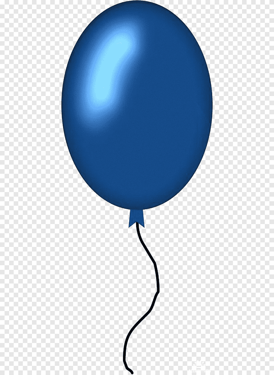 Нарисованный голубой шар