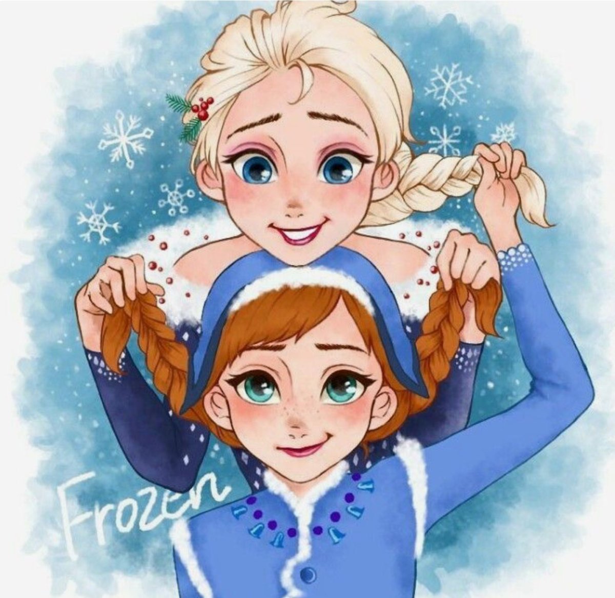 Наряды Анны и Эльзы из холодного сердца 2