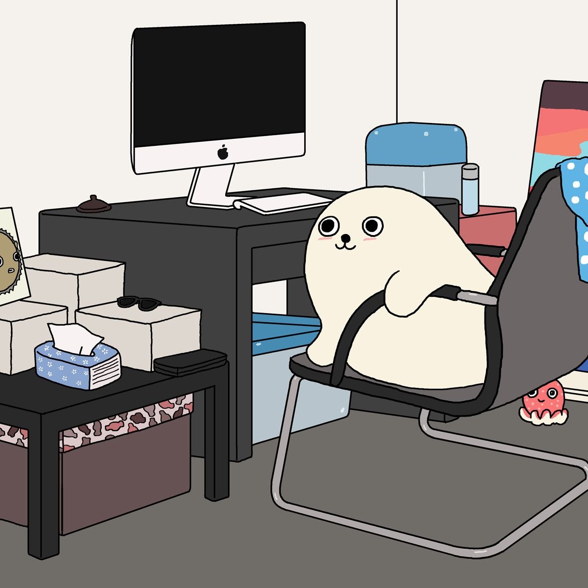 Тюлень комикс